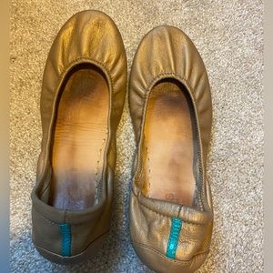 GUC Tieks Metallic Bronze Size 9